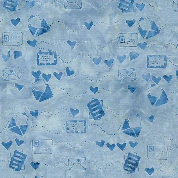 [522506505] 522506505 / Air Mail Love Blue Bluebelle