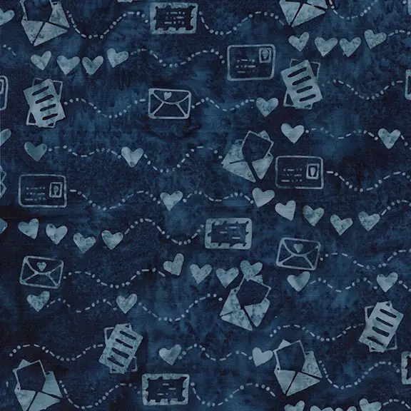 522506585 / Air Mail Love Blue Navy