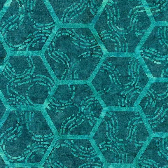 [612303955] 612303955 / Hexies-Teal Aruba