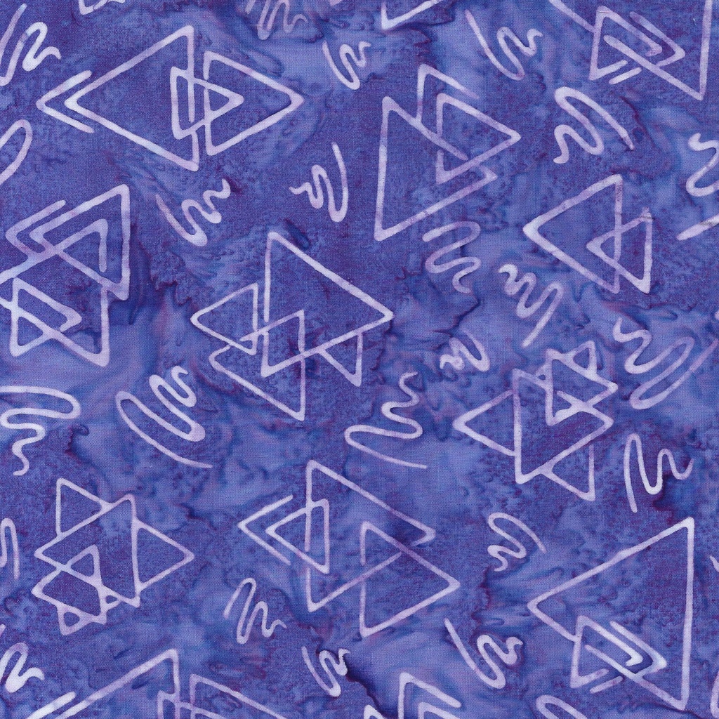 612406425 / Triangles and Squiggles-Purple Heather