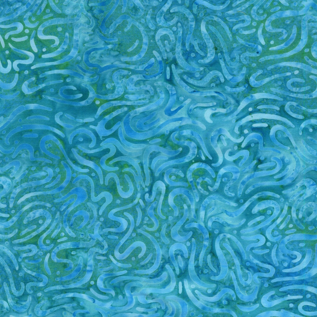 [612506970] 612506970 / Dots and Doodles-Teal Parakeet
