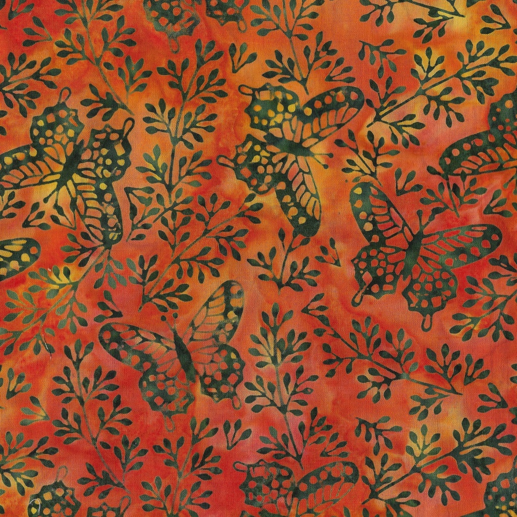 712402280 / Butterflies and Leaves-Orange Copper
