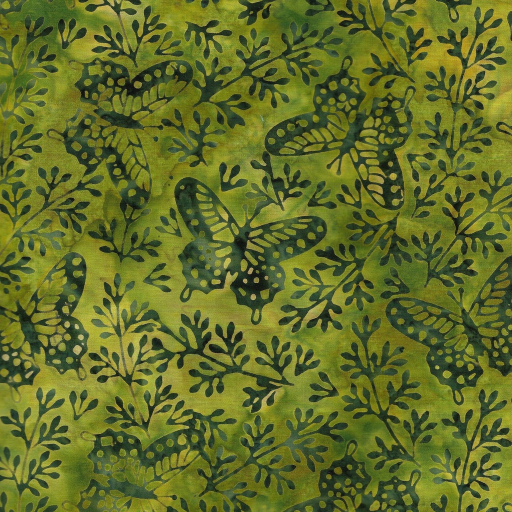 712402630 / Butterflies and Leaves-Green Lemongrass