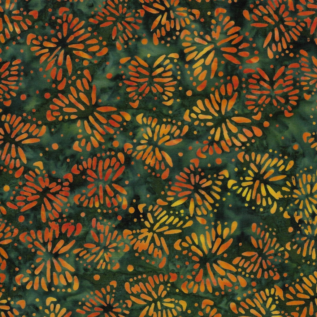 [712403685] 712403685 / Tossed Butterflies-Green Pineneedle