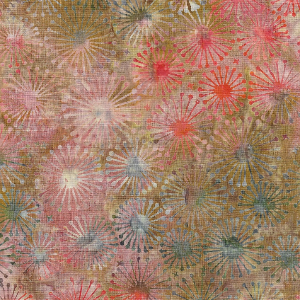 712406886 / Dandelion-Multi Red Brown