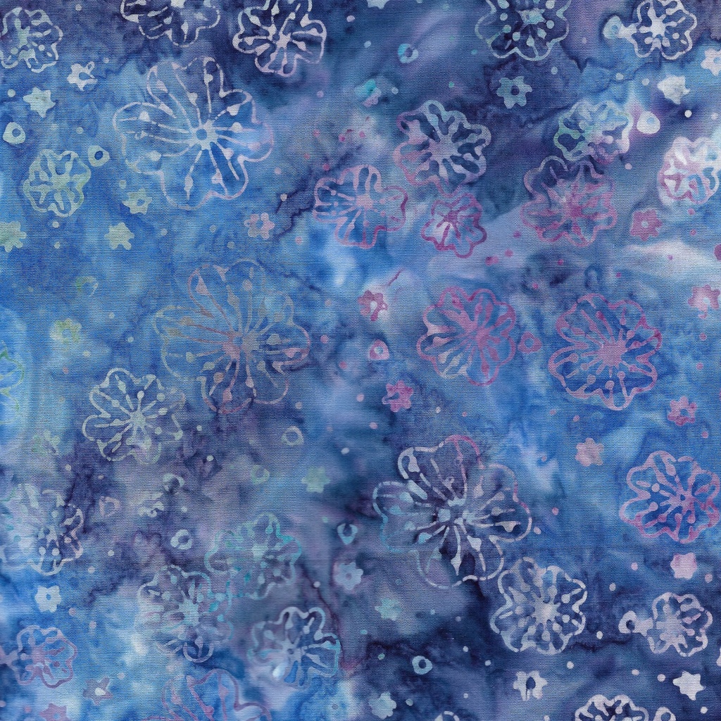 712410828 / Small Floral-Multi Blue Purple