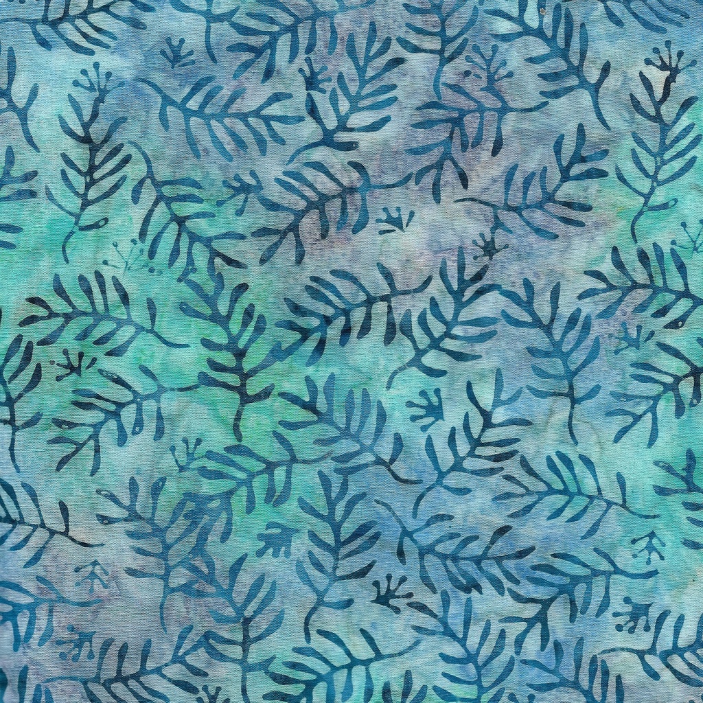 712411955 / Vines and Sprigs -Teal Aruba