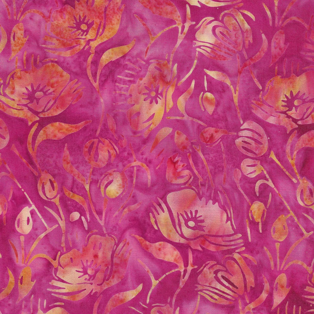 712508801 / Poppy Breeze-Multi Pink Yellow