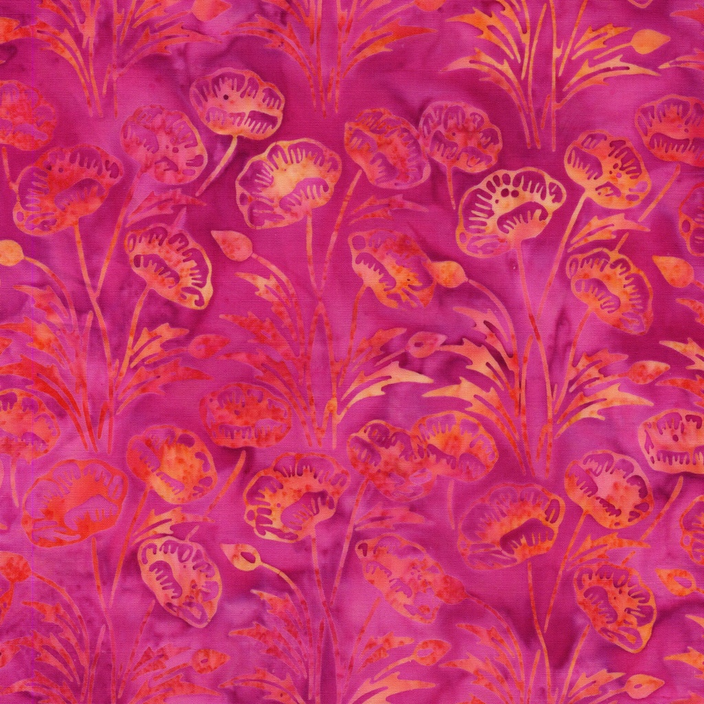 712510801 / Long Poppies-Multi Pink Yellow