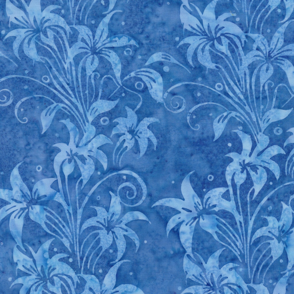 [712516520] 712516520 / Lily Florals-Blue Powder Blue