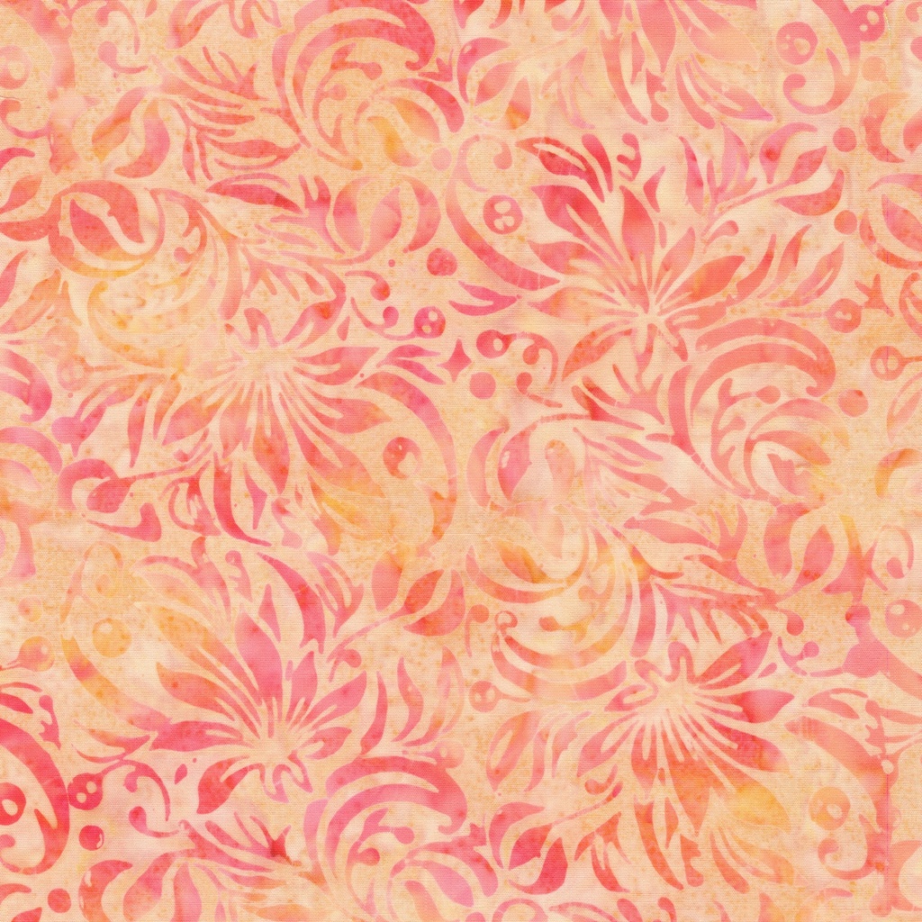 712517305 / Square Floral-Red Shell