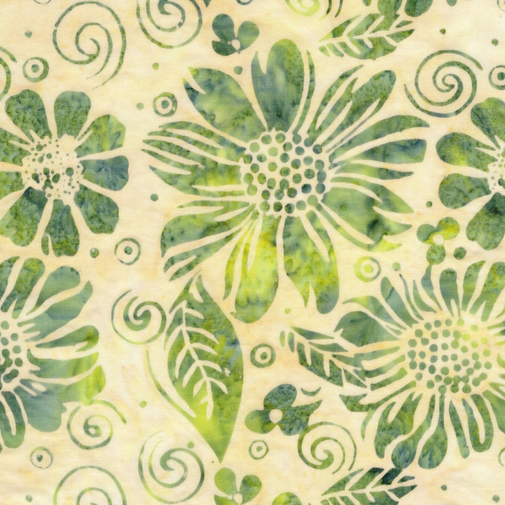 712522003 / Large Floral-Neutral Cream