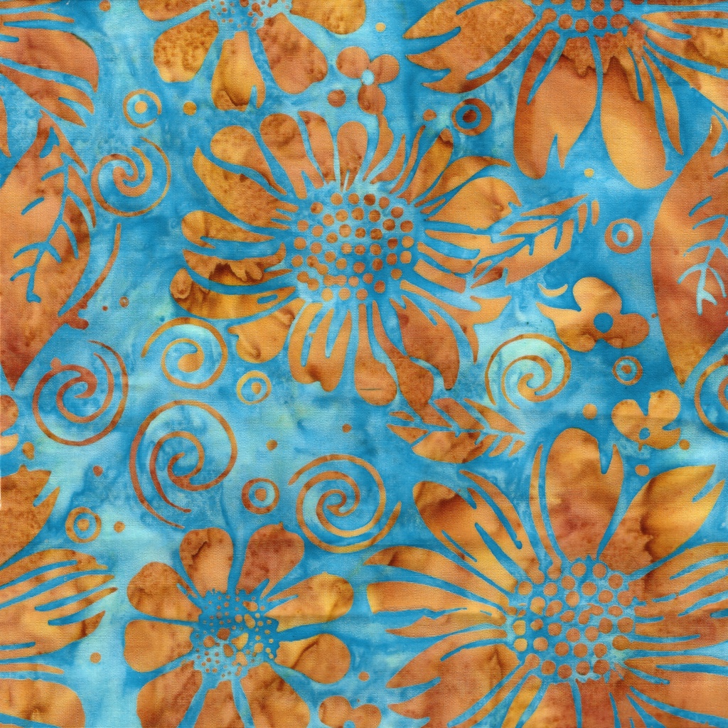 [712522925] 712522925 / Large Floral-Teal Mermaid
