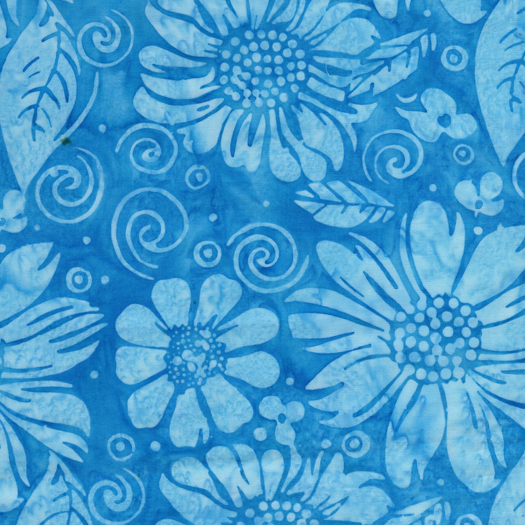 [712522940] 712522940 / Large Floral-Teal Surf