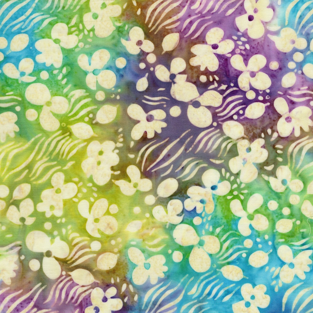 [712524850] 712524850 / Floral Drift-Multi Purple Green Flourite