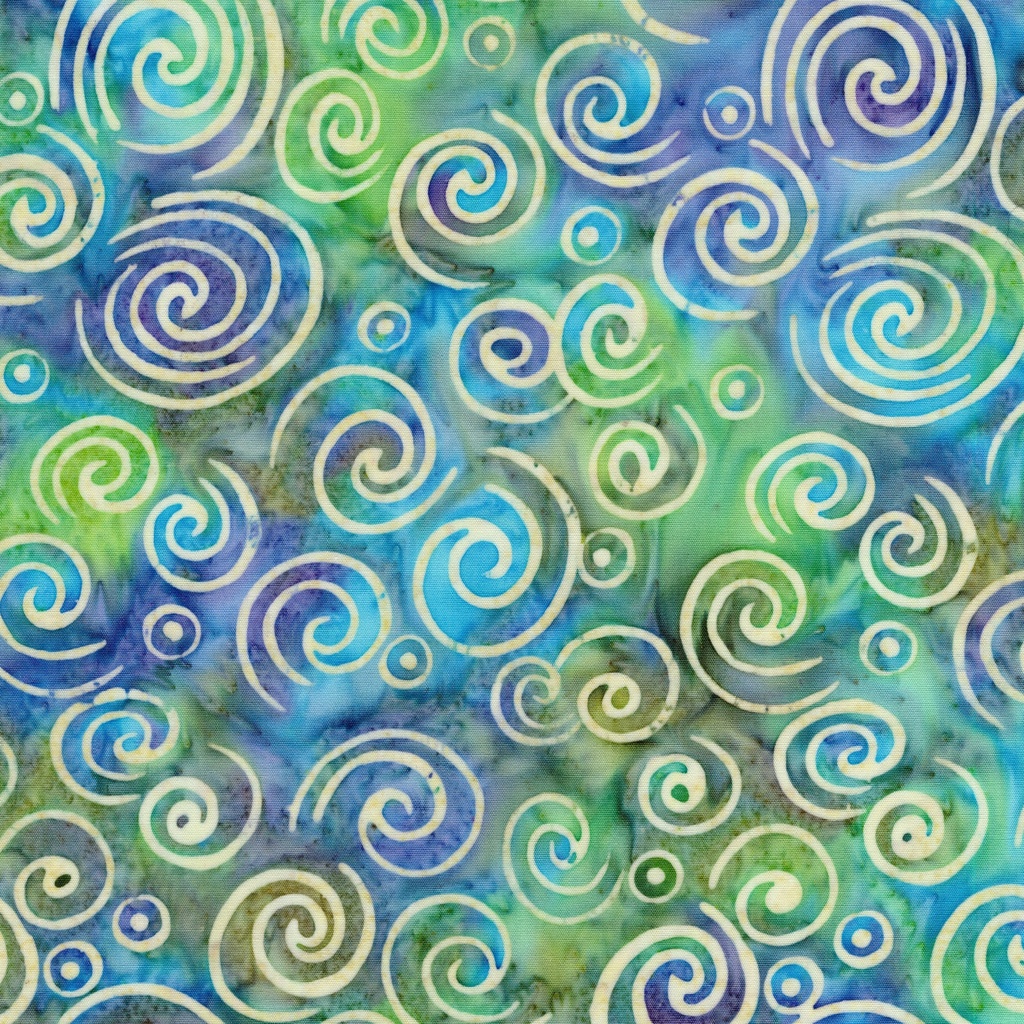 712528845 / Spiral-Multi Green Purple Mardi Gras