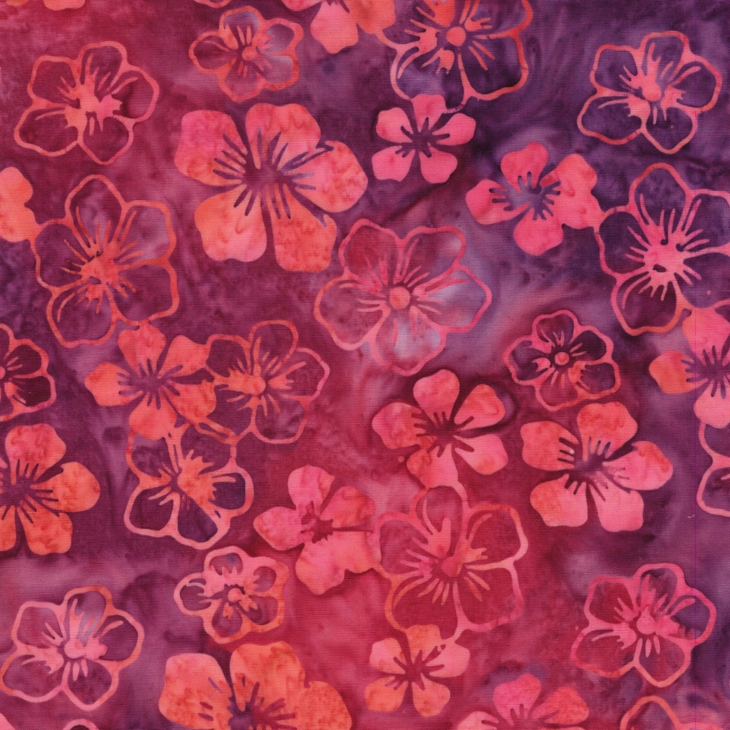 [712540816] 712540816 / Dogwood Floral Tossed-Multi Pink Purple Orange