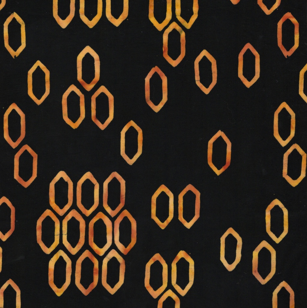 [712603795] 712603795 / Scattered Hexies-Black