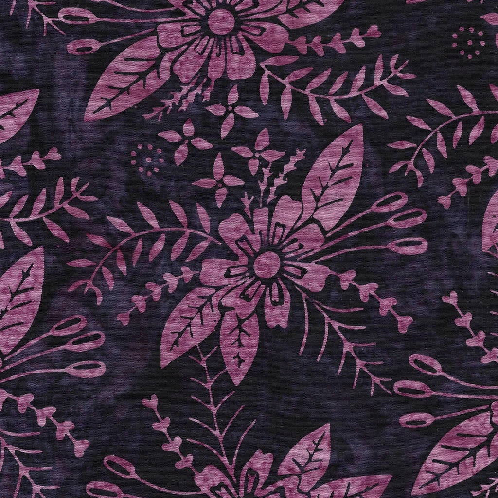 722401495 / Floral Spray-Purple Merlot