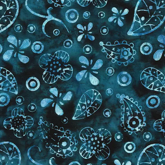 [812306999] 812306999 / Paisley with Dots-Teal Ravine