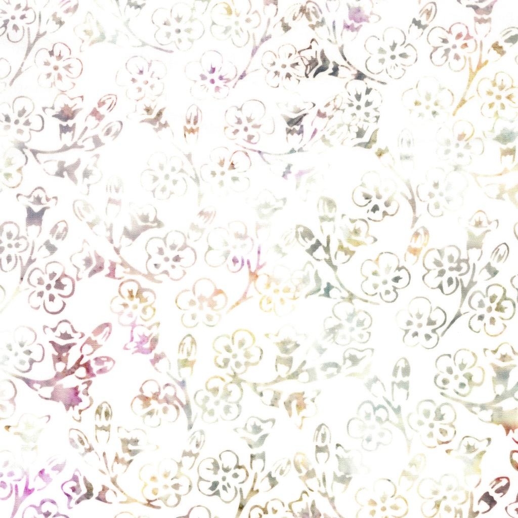 812503012 / Tossed Blossoms-Neutral Glaze