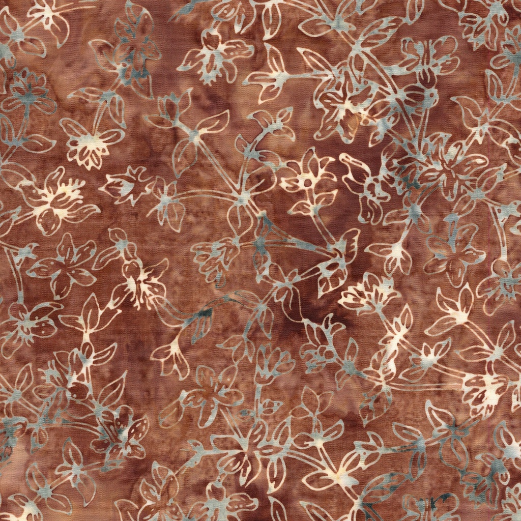 812504083 / Floral Vine-Brown Java