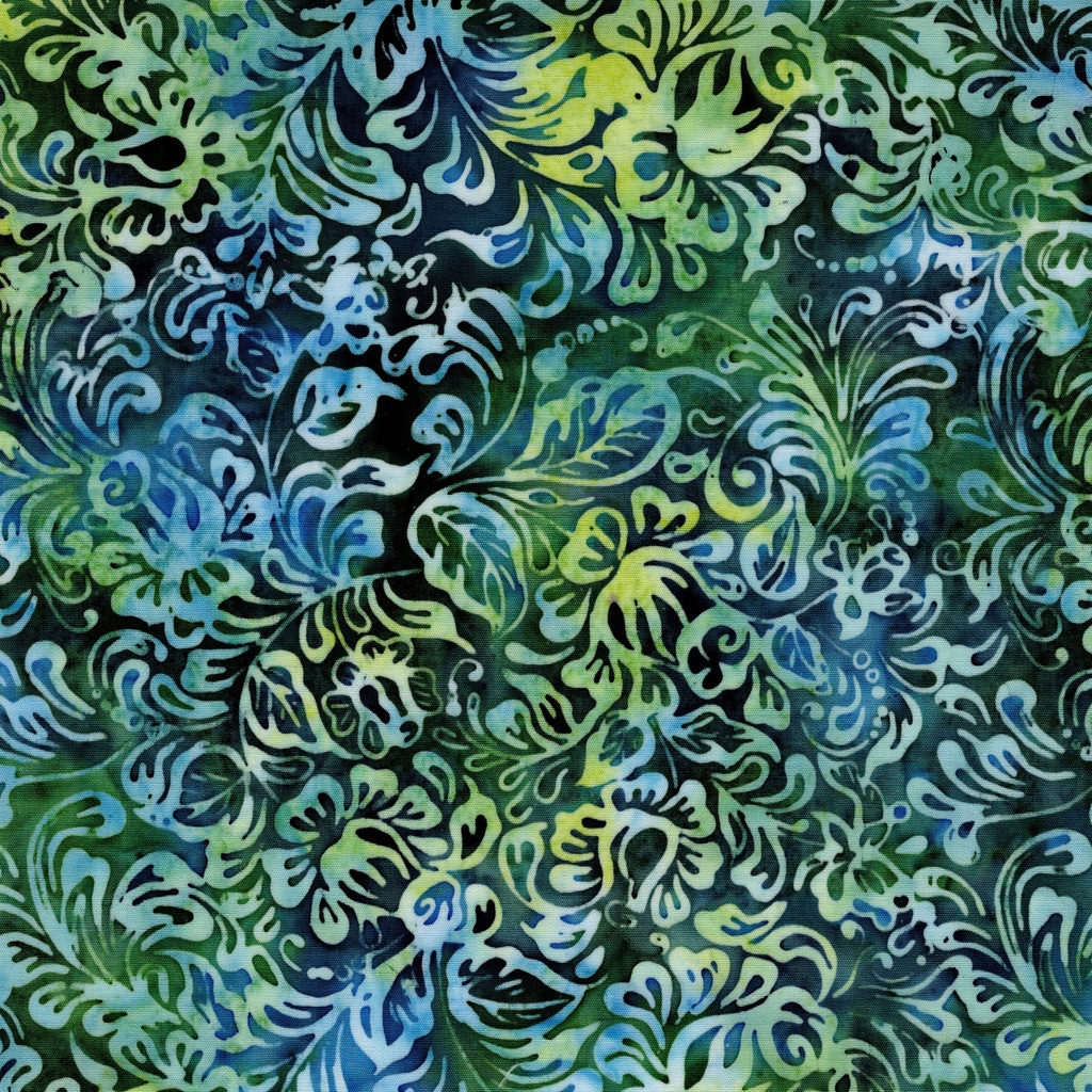 [812601840] 812601840 / Rose Collage-Multi Blue Green Marbles