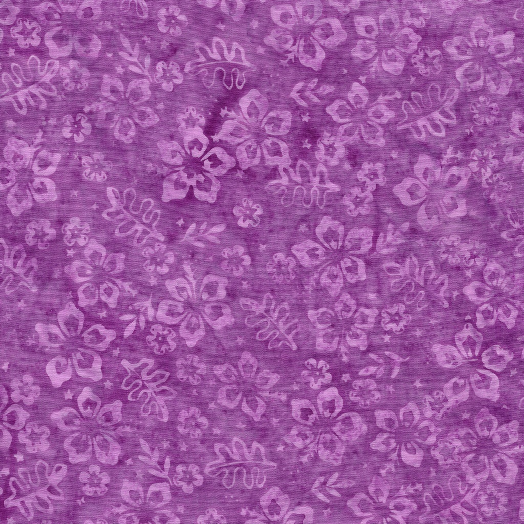 [812603430] 812603430 / Leaves and Flowers-Purple Jelly