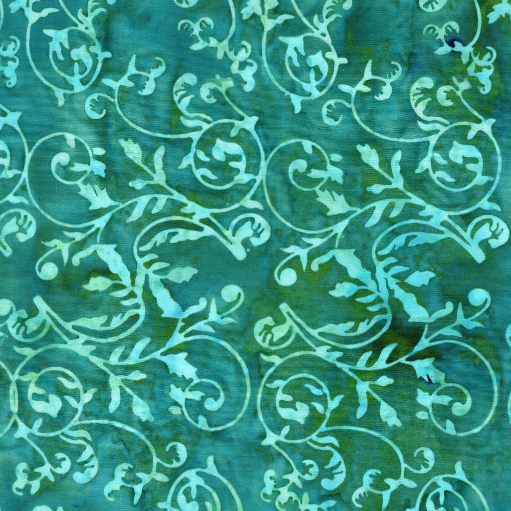 812605975 / Scroll-Teal Bermuda