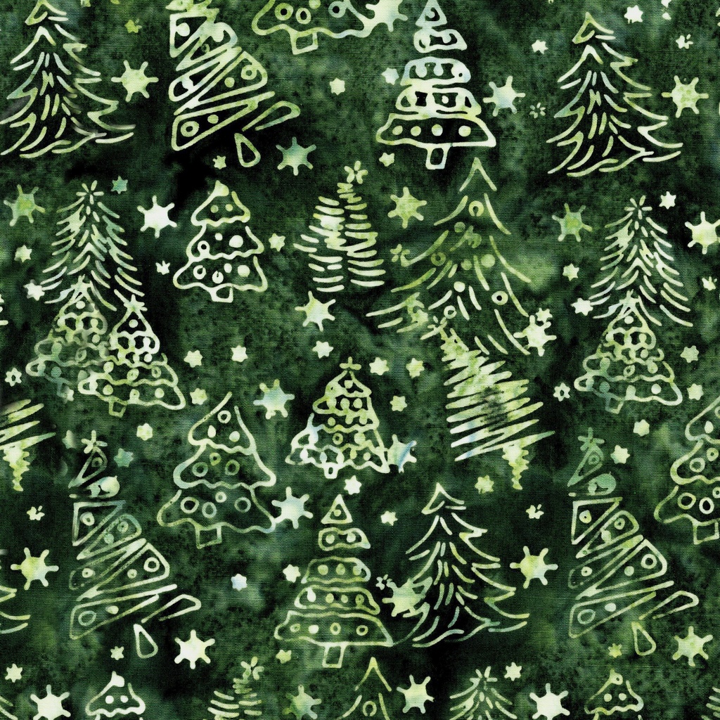 [822501680] 822501680 / Christmas Trees Green Spinach