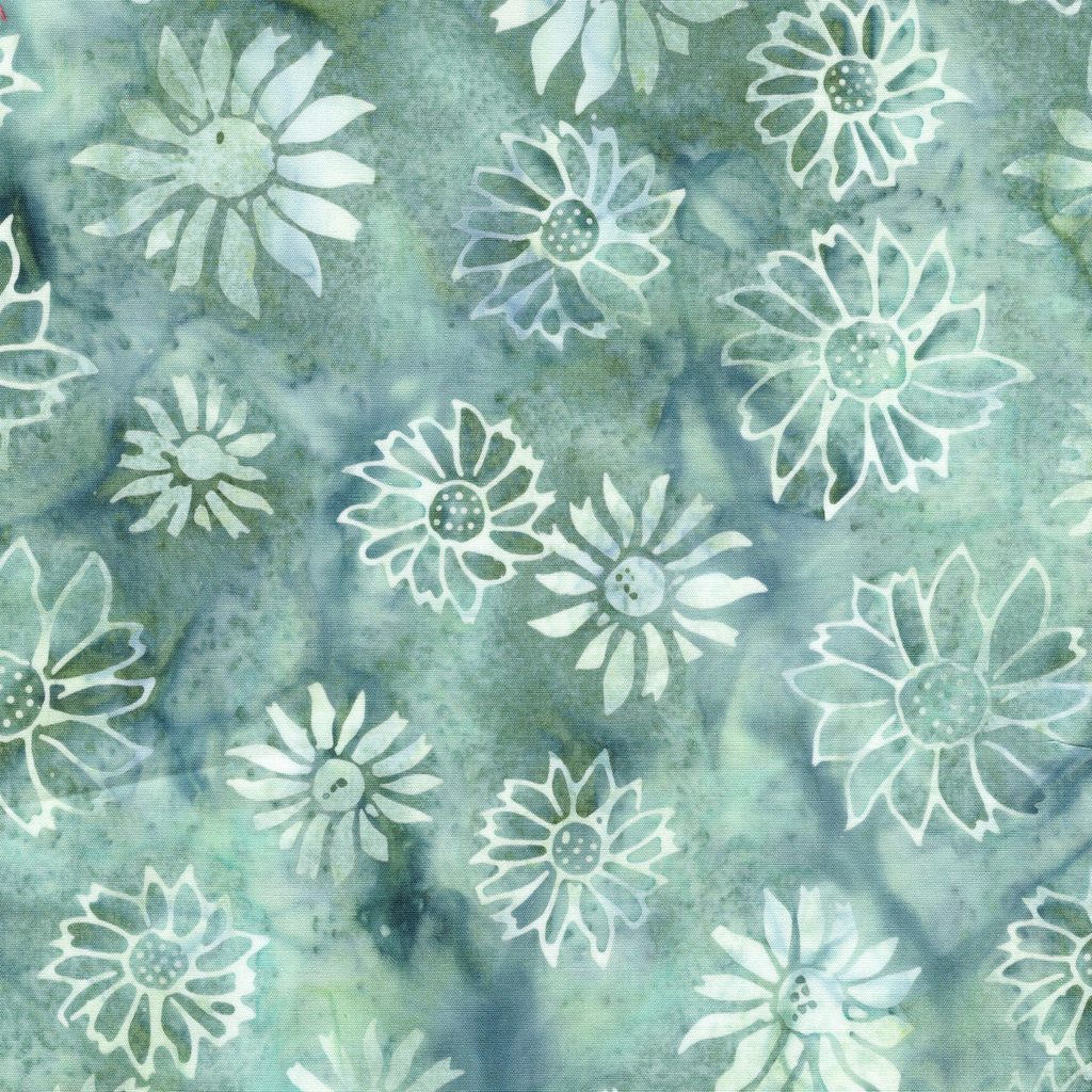 [912503855] 912503855 / Flower Heads-Multi Grey Teal Iceberg