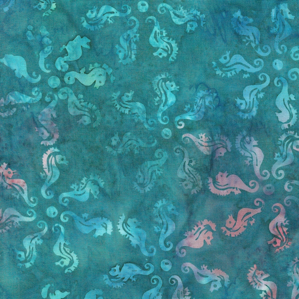 922404960 / Seahorse Medallion-Teal