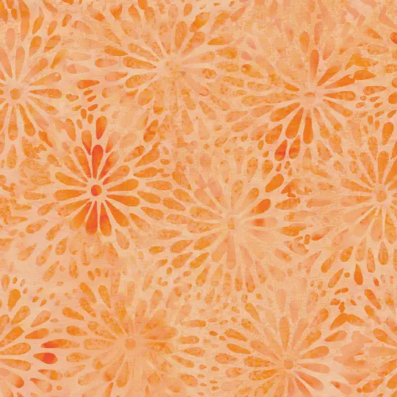 [BE34-C1] BE34-C1 / Round Petal Floral-Cantalope