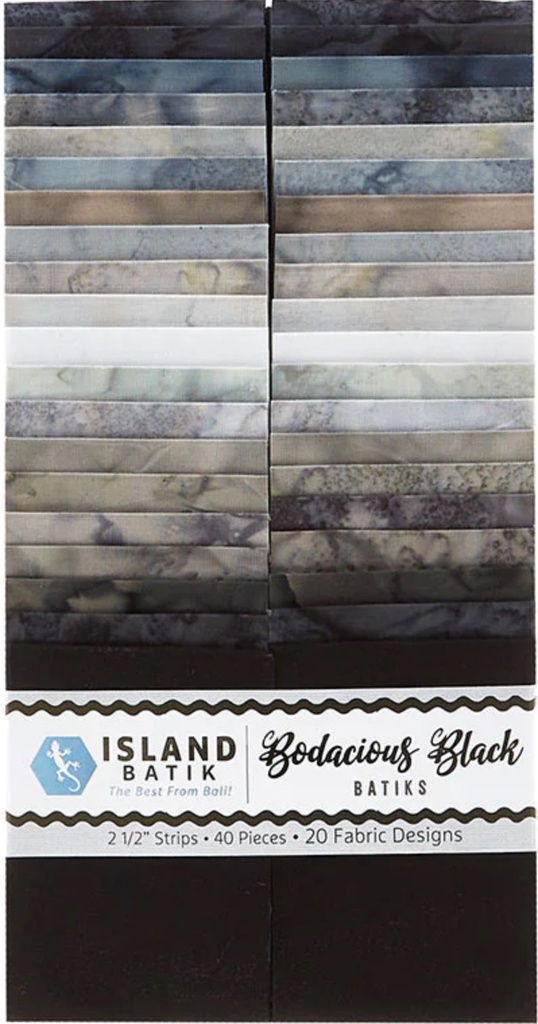 [Bodacious Black-SP] Bodacious Black-SP / Bodacious Black Batiks Strip Pack