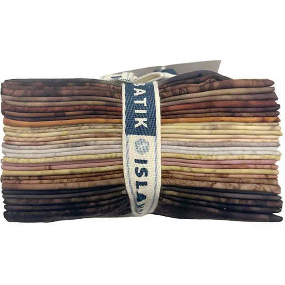 [Breathtaking Brown-FQ] Breathtaking Brown-FQ / Breathtaking Brown Batiks Fat Quarter Pack