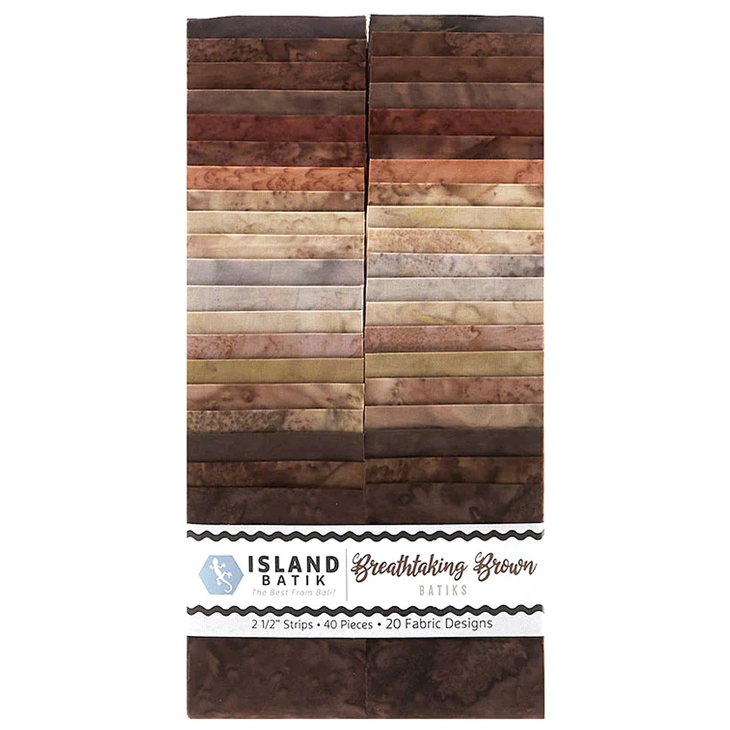Breathtaking Brown-SP / Breathtaking Brown Batiks Strip Pack