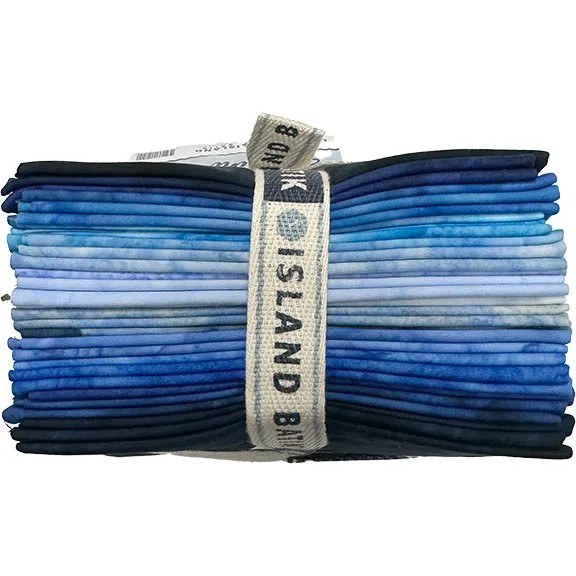 [Brilliant Blue-FQ] Brilliant Blue-FQ / Brilliant Blue Batiks Fat Quarter Pack