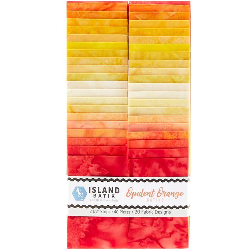 Opulent Orange-SP / Opulent Orange Batiks Strip Pack