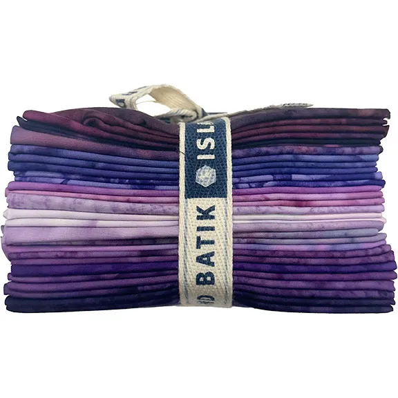 [Playful Purple-FQ] Playful Purple-FQ / Playful Purple Batiks Fat Quarter Pack