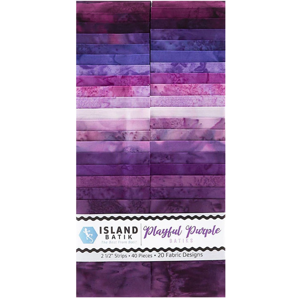 [Playful Purple-SP] Playful Purple-SP / Playful Purple Batiks Strip Pack