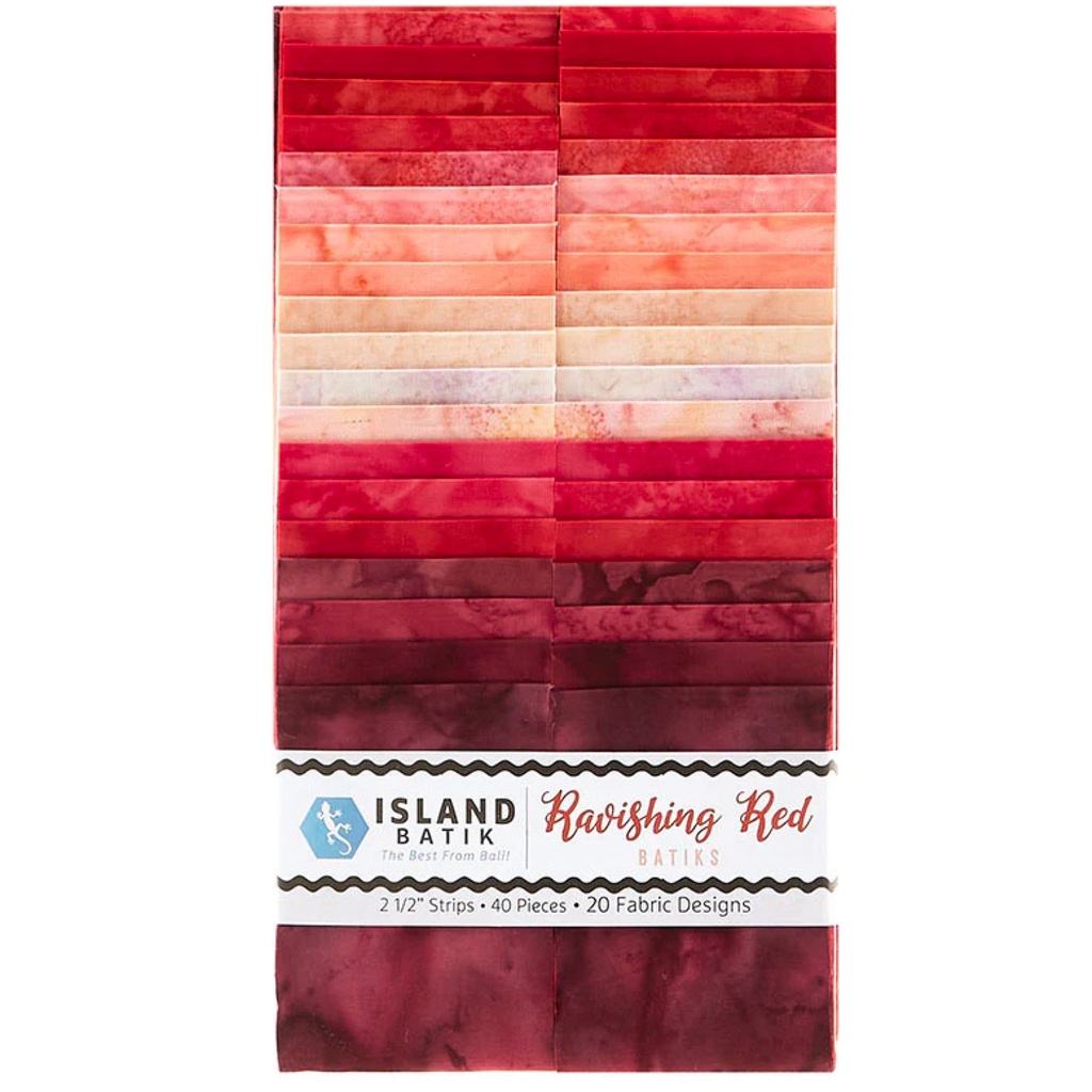 Ravishing Red-SP / Ravishing Red Batiks Strip Pack