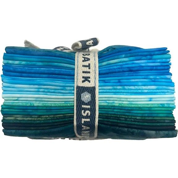 [Tantalizing Teal-FQ] Tantalizing Teal-FQ / Tantalizing Teal Batiks Fat Quarter Pack