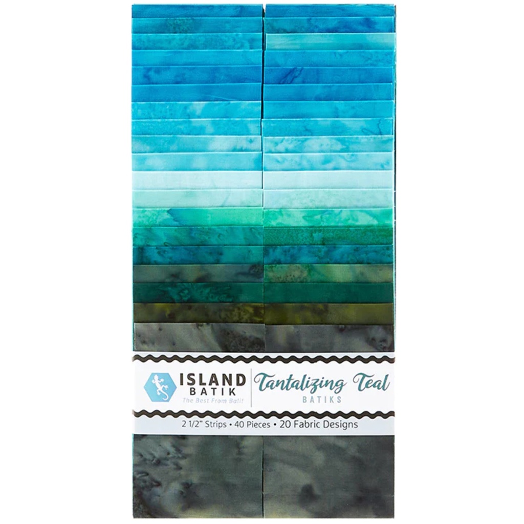 [Tantalizing Teal-SP] Tantalizing Teal-SP / Tantalizing Teal Batiks Strip Pack
