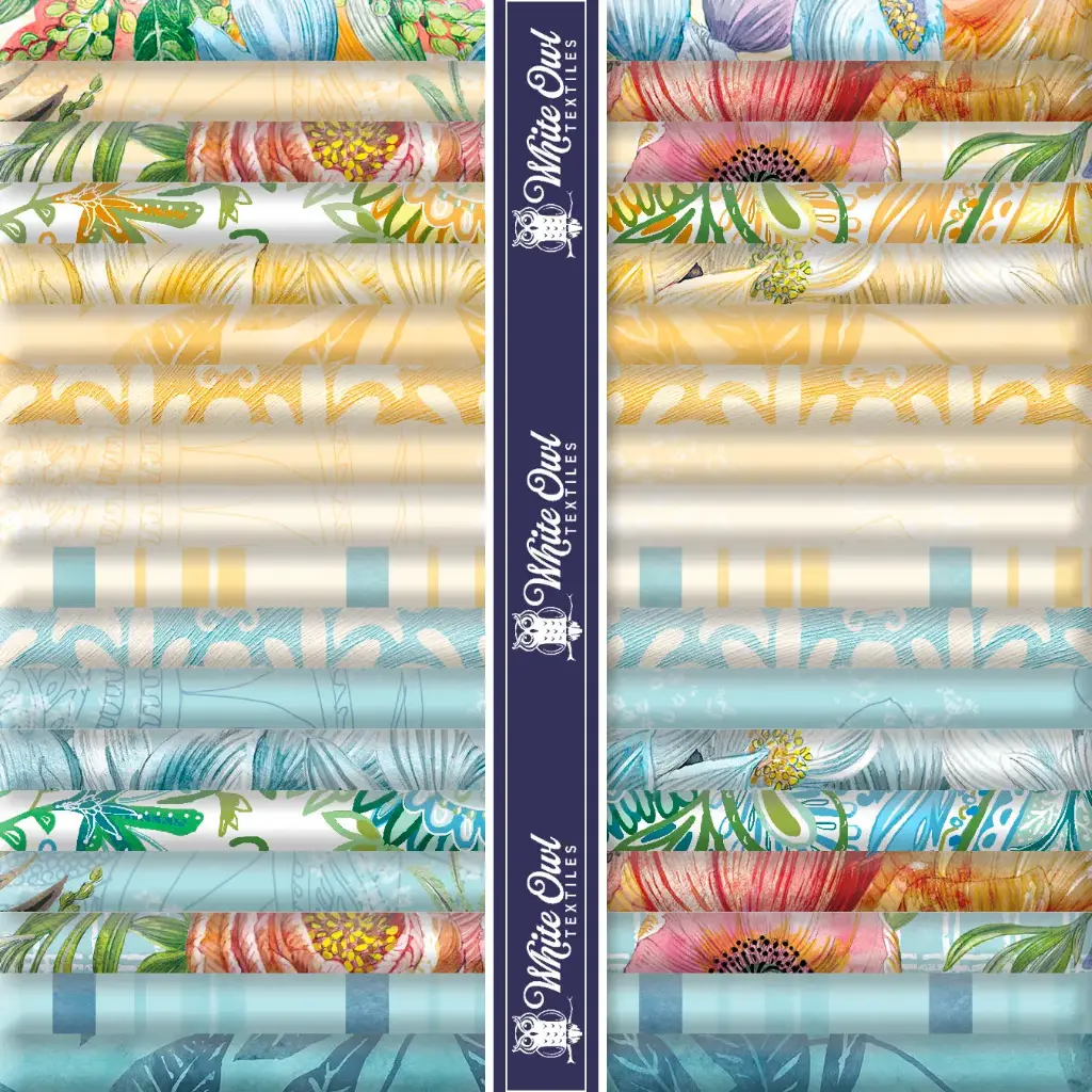 [Tranquil Blooms-FQ] Tranquil Blooms-FQ / Tranquil Blooms Fat Quarter Pack