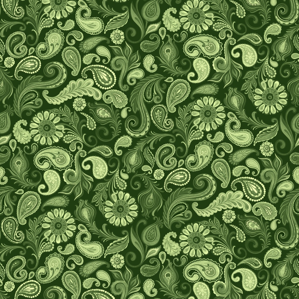 W100-008-606 / Paisley-Green
