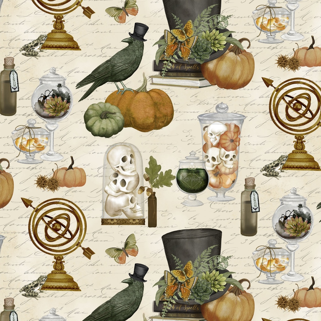 [W100-017-072] W100-017-072 / Terrariums - Cream