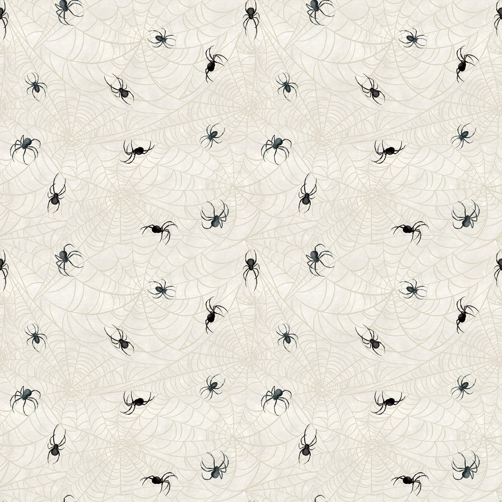 [W100-021-077] W100-021-077 / Spiders - Cream