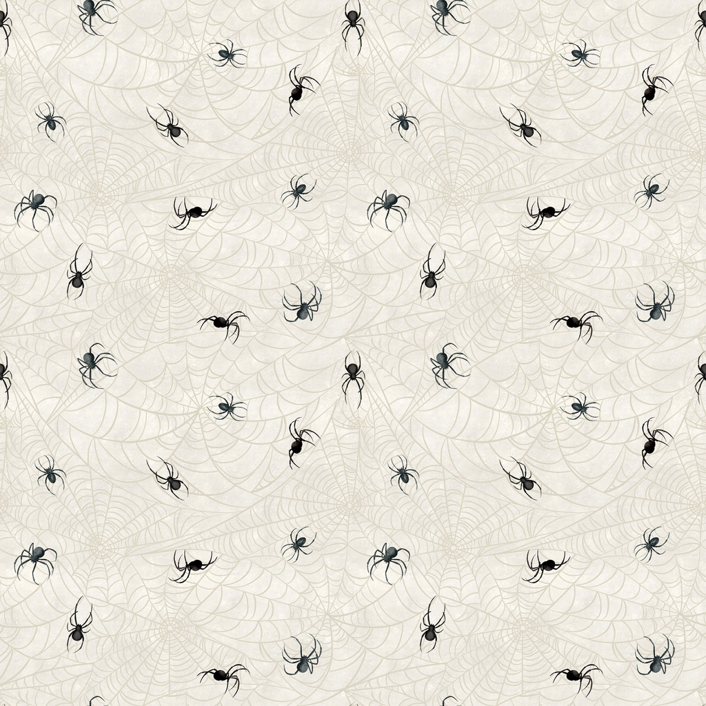 [W100-021-077] W100-021-077 / Spiders - Cream