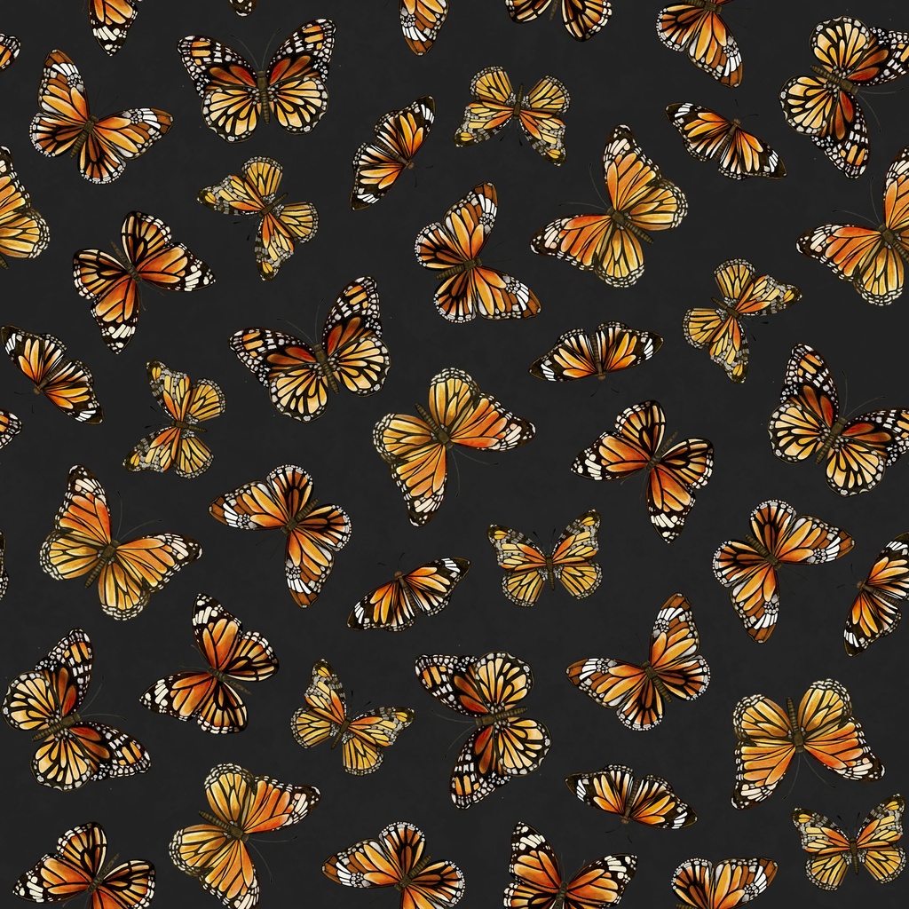 [W100-030-727] W100-030-727 / Butterfly Toss-Black