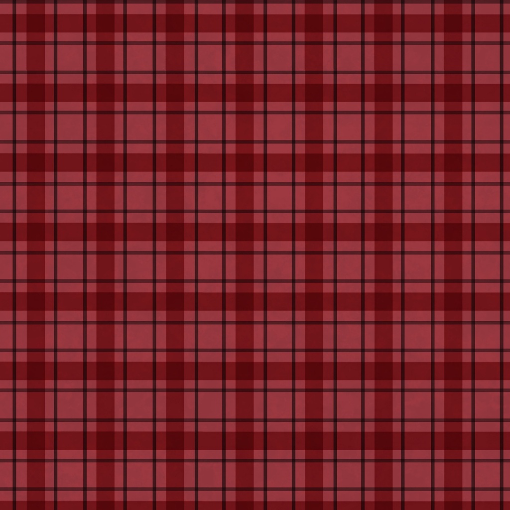 W100-034-330 / Plaid-Red/Brown
